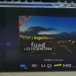 Popular 50 inchi double glass smart 4k 2024 tv in Ethiopia