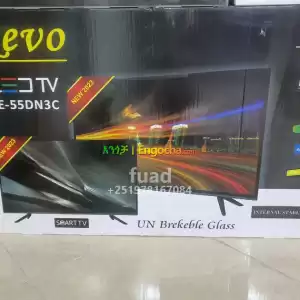 Revo 55 inchi double glass smart 4k 2024 tv in Ethiopia