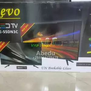 Revo 55 inchi double glass smart 4k 2024 tv in Ethiopia