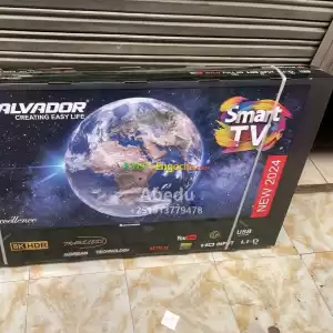SALVADOR 50 inchi double glass smart 8k 2024 tv in Ethiopia