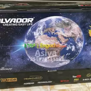 SALVADOR 55 inchi double glass smart 8k 2025 tv Price in Ethiopia