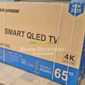 SALVADOR 65" 4K QLED FRAMELESS TV Price in Ethiopia