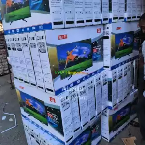 S&J 32 inchi double glass 4k 2024 tv in Ethiopia