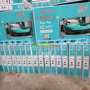 TESSLA 55 inchi double glass smart 8k 2024 tv in Ethiopia