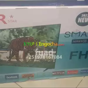 TIGER 43 inchi double glass smart 4k 2024 tv in Ethiopia