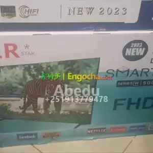 TIGER 43 inchi double glass smart 4k 2024 tv in Ethiopia