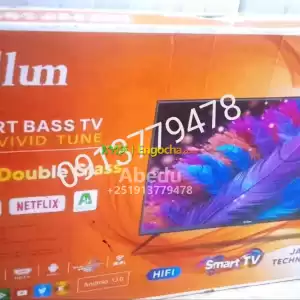 Vellum 50 inchi double glass smart 4k 2025 tv in Ethiopia