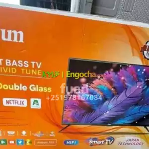 Vellum 55 inchi double glass smart 4k 2025 tv in Ethiopia