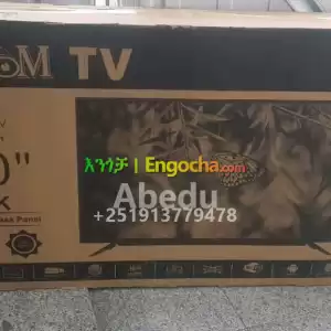ZOOM 50 inchi double glass smart 8k 2024 tv in Ethiopia