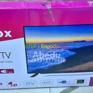 i-box 43 inchi double glass smart 4k 2024 tv in Ethiopia