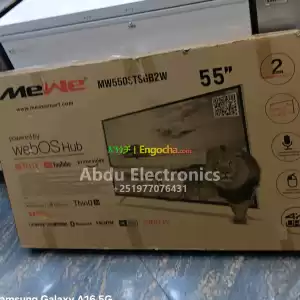 mewe 55 INCH SMART DOUBLE GLASS 4K UHD TV in Ethiopia