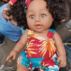 Afro Doll Like Human in Ethiopia