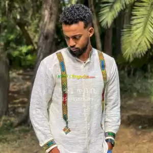 Understated Elegance: A Habesha Shirt for Men with Tilf Design Price in Ethiopia