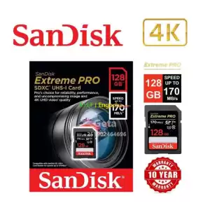 SanDisk 128GB SD Extreme Pro 170MB/s in Ethiopia