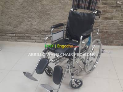 used reclining wheelchair/commode and shower wheelchair
