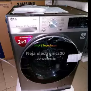 LG Washer + Dryers 10,5/7kg Full-time Automatic 2-in-1 Lg washer deliver Price in Ethiopia