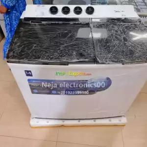 Midea washing machine 14kg semi automatic deliver in Ethiopia