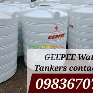 Geepee plastic water tanker Price in Ethiopia