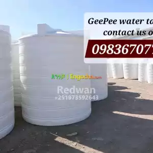 Geepee plastic water tanker in Ethiopia
