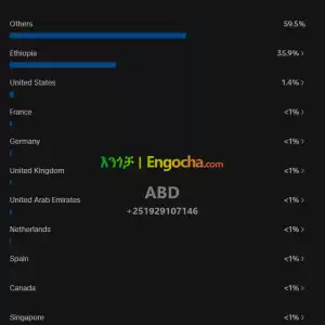 40ሺህ Follower ያለው Tiktok Account in Ethiopia