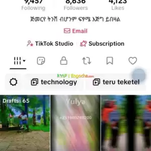 8k+ tiktok followrs Price in Ethiopia