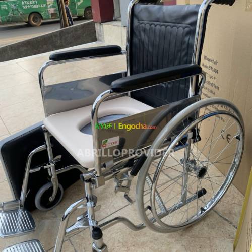 wheelchair shower seat●Commode wheelchair•almunium wheelchair