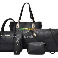 women's black color hand bags