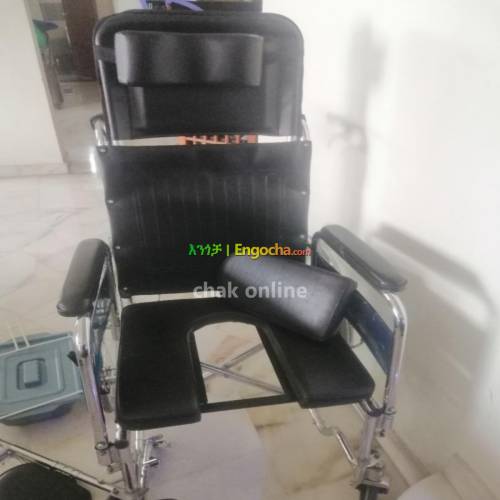 የሚተኛ with poty wheelchair reclining wheelchair