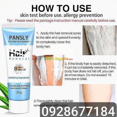 Pansly hair growth inhibitor
