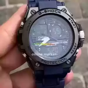🪝 G-Shock🪝 For men🪝 5AA🪝 Orginal model ️ Features- 🪝 day,date, alarm, 🪝 analog🪝 digital 4 in Ethiopia